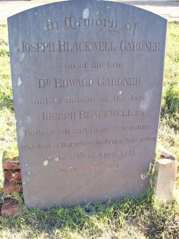 GARDNER Joseph Blackwell -1871