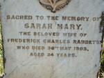 RABBETS Sarah Mary -1893