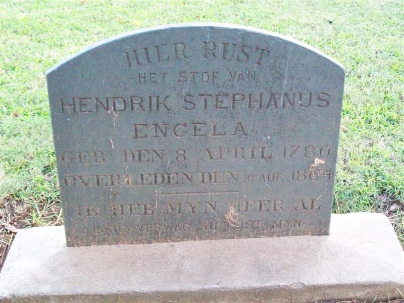 ENGELA Hendrik Stephanus 1780-1864
