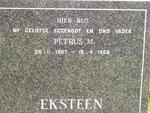 EKSTEEN Petrus M. 1907-1968