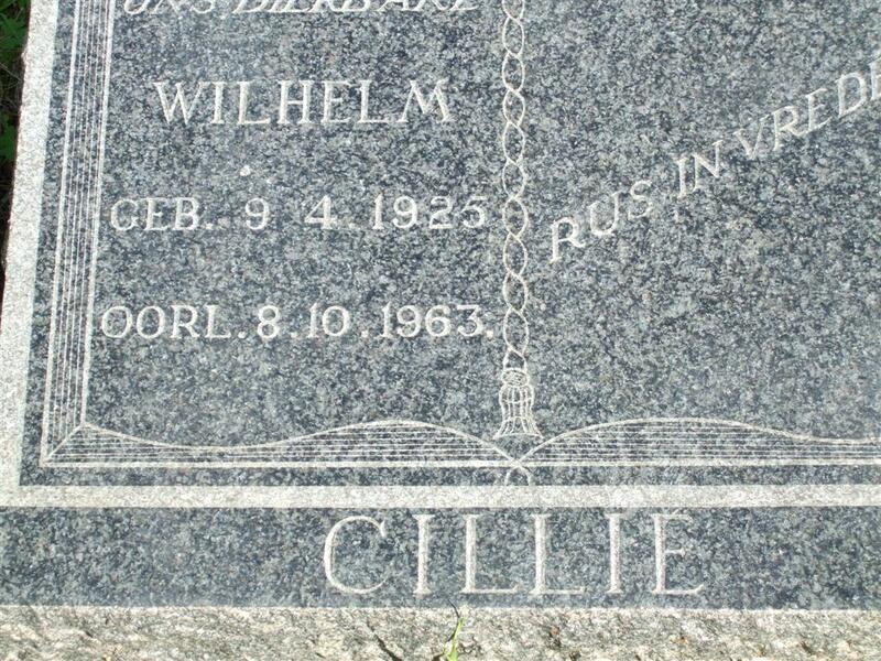CILLIE Wilhelm 1925-1963