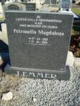 LEMMER Petronella Magdalena 1926-2000