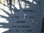 HEYNS Joseph Tindal 1906-1978 & Maria MALHERBE 1911-1984