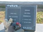 BAARD Sarah Jacoba Deborah 1933-1999