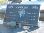 COETZEE Piet 1930-2001 & Anna C.G. 1940-2005