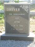 DREYER Attie 1916-1995