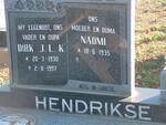 HENDRIKSE J.L.K. 1930-1997 & Naomi 1935-