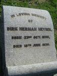 HEYINK Dirk Herman 1898-1935
