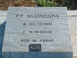 KLEINHANS P.F. 1918-2002