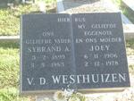 WESTHUIZEN Sybrand A., v.d. 1899-1983 & Joey 1906-1978