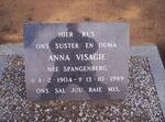 VISAGIE Anna nee SPANGENBERG  1904-1989