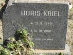 KRIEL Doris 1940-1968