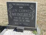 MEINTJIES Ellen Cornelia 1933-1988