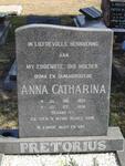 PRETORIUS Anna Catharina 1921-1991