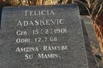 ADASKEVIC Felicia 1901-1968