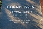 CORNELISSEN Aletta 1935-1991