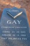 GAY Franciscus Ludovicus 1920-1999