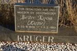 KRUGER Hester Lycia 1904-1989