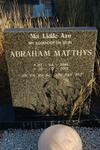 PIETERSE Abraham Matthys 1949-2001