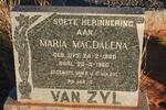 ZYL Maria Magdalena nee UYS 1880-1960