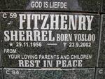 FITZHENRY Sherrel nee VOSLOO 1956-2002