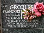 GROBLER Francois 1926-2005