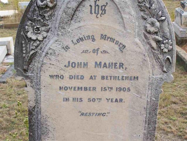 MAHER John -1905