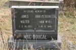 MACDOUGAL James Walter -1937 & Anna Petronella VAN WYK -1946