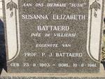 BATTEARD Susanna Elizabeth nee DE VILLIERS 1903-1961