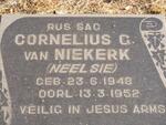 NIEKERK Cornelius C., van 1948-1952