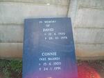 CRUICKSHANK David 1920-1978 & Connie BAARD 1920-1991