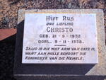 PREEZ Christo, du 1932-1938