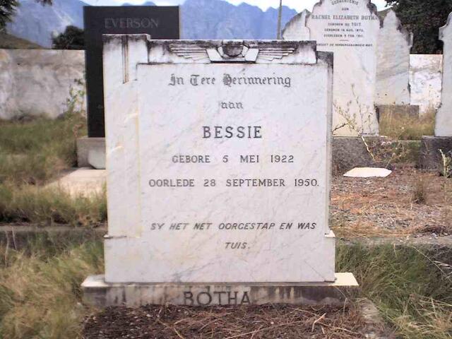 BOTHA Bessie 1922-1950