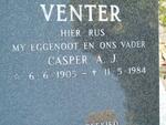 VENTER Casper A.J. 1905-1984