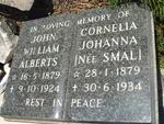 ALBERTS John William 1879-1934 & Cornelia Johanna SMAL 1879-1934