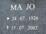 JO Ma 1926-2002