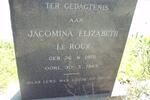 ROUX Jacomina Elizabeth, le 1915-1965