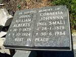 ALBERTS John William 1879-1924 & Cornelia Johanna SMAL 1879-1934