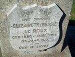ROUX Elizabeth, le 1886-1919