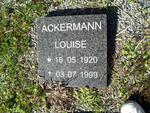 ACKERMANN Louise 1920-1999