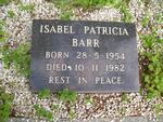 BARR Isabel Patricia 1954-1982