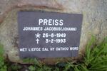 PREISS Johannes Jacobus 1949-1993