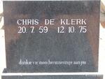 KLERK Chris, de 1959-1975