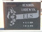 ELS Hendrik Lodewyk 1894-1976