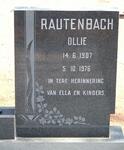 RAUTENBACH Ollie 1907-1976