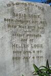 LOGIE David 1851-1926 & Hellen 1851-1935