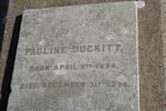 DUCKITT Pauline 1894-1894
