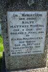 NOLTE Matthys Michiel 1837-1890 & Maria Magdalena geb. SMUTS 1843-1902