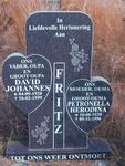 FRITZ David Johannes 1920-1999 & Petronella Herodina 1920-1996