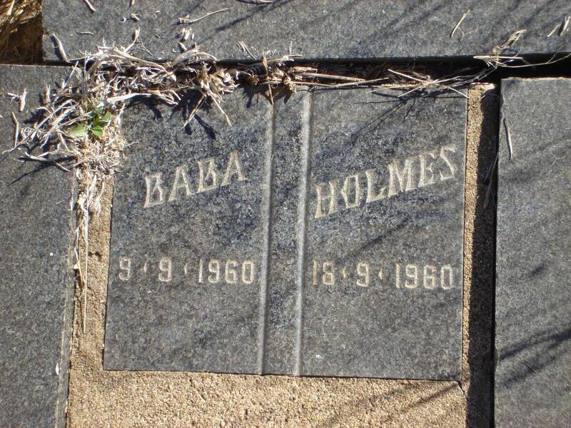 HOLMES Baba 1960-1960